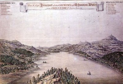 Nordøst-prospekt av landet opp Thurston Water fra Peelnears av Stephen Penn