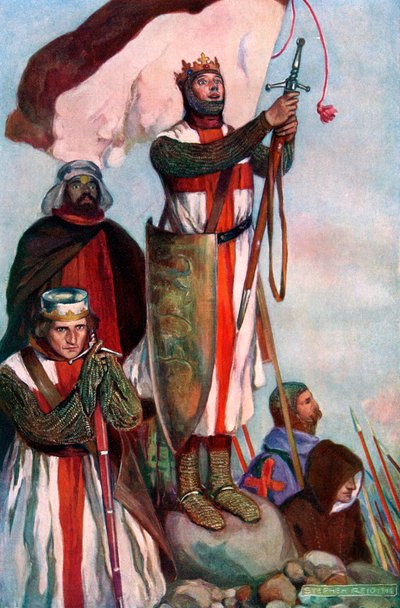 Korsfarere som ser Jerusalem, 1909. av Stephen Reid