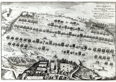 Forberedelse til slaget ved Naseby, utkjempet 14. juni 1645 publisert i 