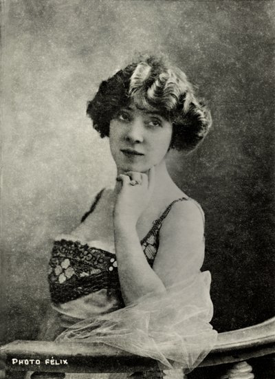 Portrett av den franske kunstneren Amélie Dieterle (1871)  av Studio Felix