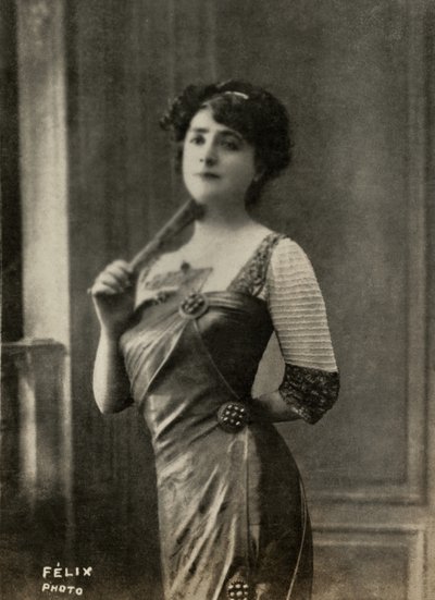 Portrett av den franske kunstneren Marie Yahne (1867)  av Studio Felix