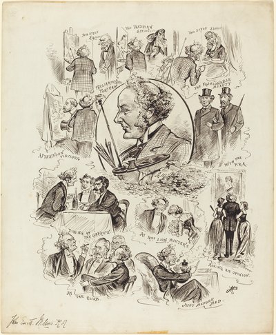 Dager med kjendiser: Mr. Millais, RA av Studio of Alfred Bryan