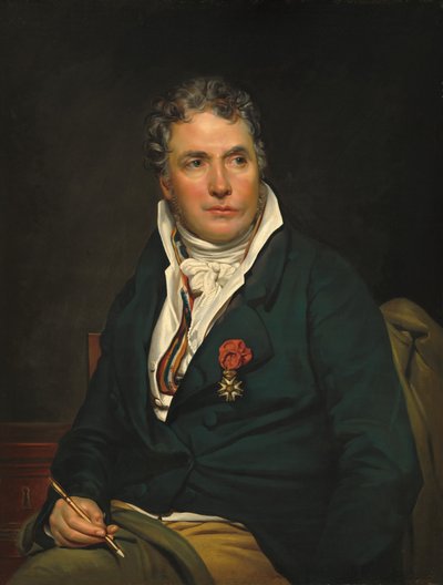 Jacques-Louis David, ca. 18131815. av Studio of Georges Rouget