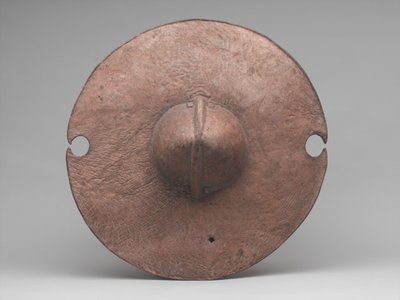 ‘Daraga’ eller skjold, ca. 1885 (flodhesthud) av Sudanese School