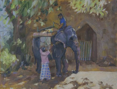 Elephant, Sri Lanka, 2015, av Sue Wales