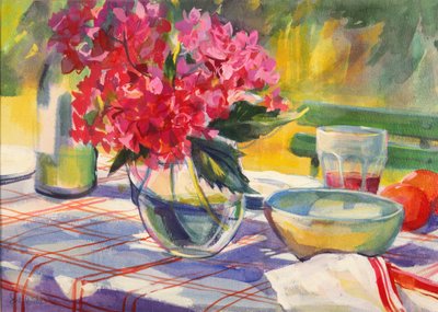 Fransk hagebord, 1999, av Sue Wales