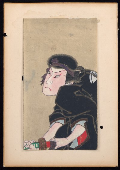 Album med tjue halvlange portretter av skuespillere i roller av Sunbaisai (attr.to) Hokuei