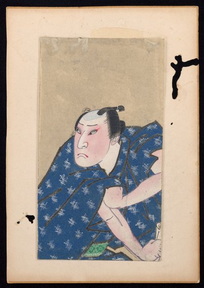 Album med tjue halvlange portretter av skuespillere i roller av Sunbaisai (attr.to) Hokuei