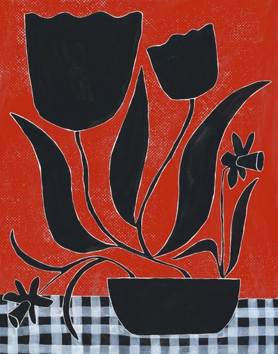 Folkekunst – stilleben av Susan Black