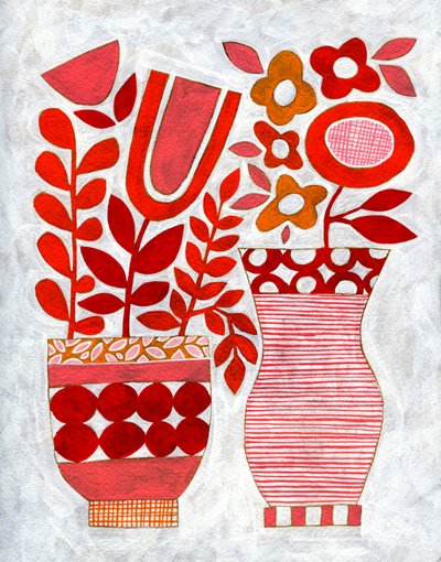 Moderne blomstervaser av Susan Black