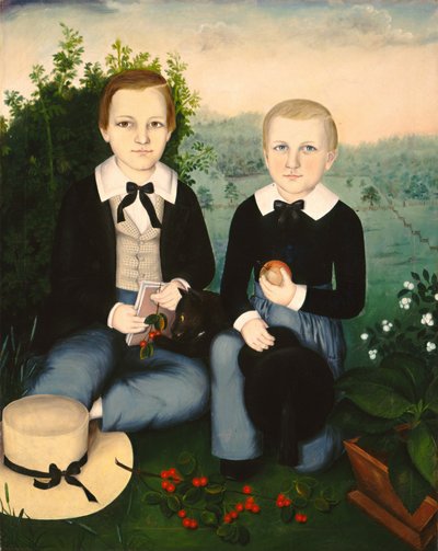 Brødre, c. 1845. av Susan Catherine Waters