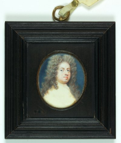 Sir Godfrey Kneller (akvarell på elfenben) av Susan Penelope Gibson