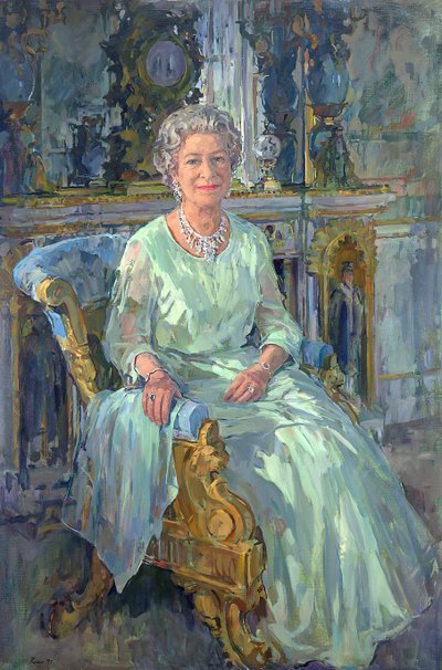 Hennes Majestet Dronningen, 1996 av Susan Ryder