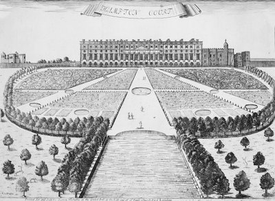 Hampton Court East Front, ca. 1830 av Sutton Nicholls