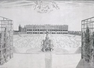 Hampton Court South Front, ca. 1830 av Sutton Nicholls