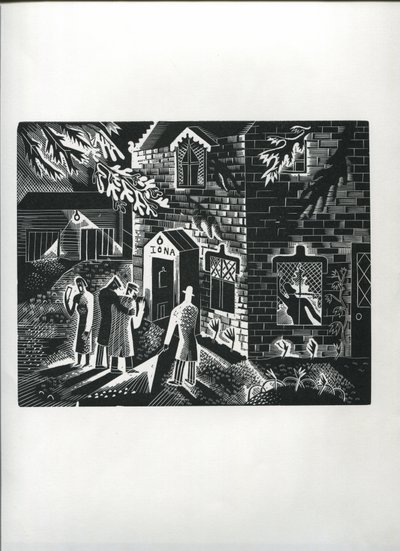 The Carol Singers (tregravering) av Suzanne Cooper