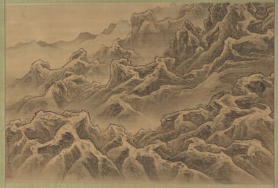 Fjell og ravine av Suzuki Fuyō