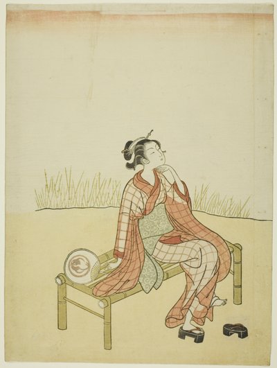 Ved strømmen av Suzuki Harunobu