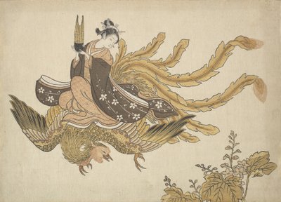 Disguised Immortal, ca. 1766, ca. 1766. av Suzuki Harunobu