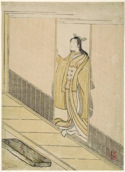 Parodi på Kawachi-goe fra "Tales of Ise", 1765 av Suzuki Harunobu
