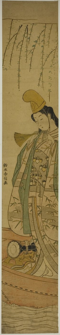 Hakubyo danser av Suzuki Harunobu
