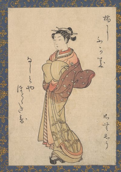 Courtesanene, fra serien, Seiro Bijin Awase Carver End Shigoro sic, ca. 1765., ca. 1765. av Suzuki Harunobu