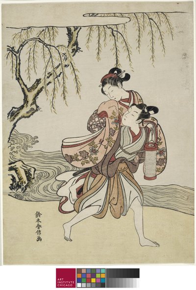 Elopement av Suzuki Harunobu