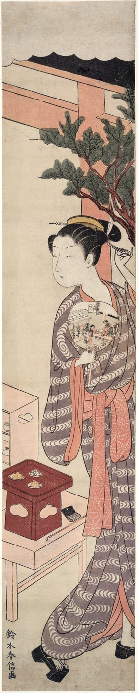 Teboden - Kagiya Osen av Suzuki Harunobu
