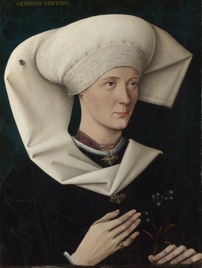 Portrett av en kvinne fra Hofer-familien, ca 1470 av Swabian master