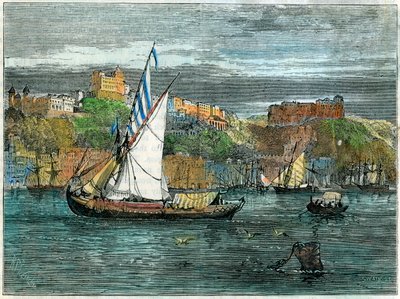 Utsikt over Porto, Portugal, c1880 av Swain