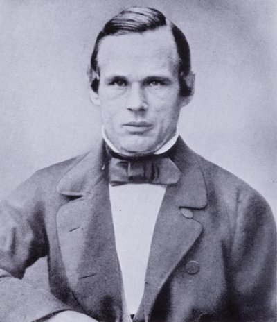 Anders Jonas Angstrom, svensk fysiker og astronom fremtredende i utviklingen av spektroskopi (s/hvitt foto) av Swedish Photographer