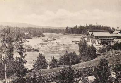 Sverige / Sverige: Jamtland, Eggforsen (s/hvitt foto) av Swedish Photographer