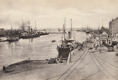 Sverige / Sverige: Malmö, havn (s/hvitt bilde) av Swedish Photographer