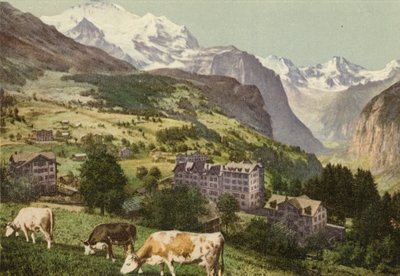 Berner Oberland: Wengen (farget bilde) av Swiss Photographer