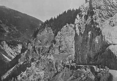 Versam Road (s/hvitt bilde) av Swiss Photographer