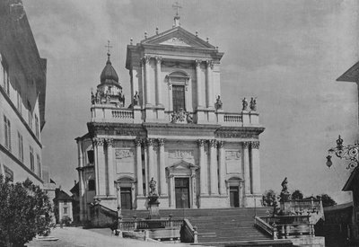 Solothurn, katedralen St. Ours (s/hvitt-bilde) av Swiss Photographer