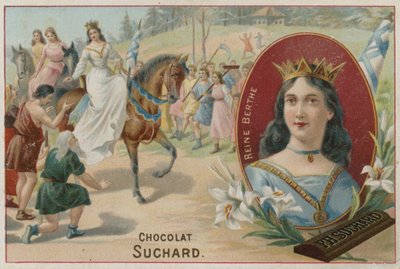 Bertha av Swabia, dronningkonsort av Rudolf II av Burgund av Swiss School