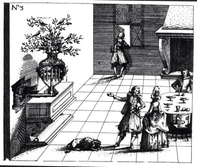Fuglesang musikalsk tre, utgitt ca.1670 av Swiss School