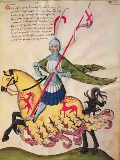 Giovanni Cerva dei Transelgardi (tempera på vellum) av Swiss School