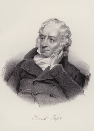 Henry Fuseli , sveitsisk maler (gravering) av Swiss School