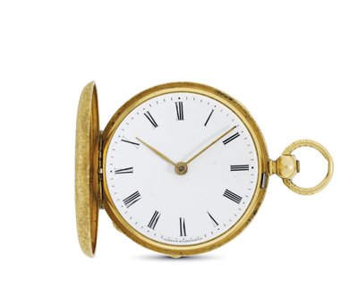 Hunter case nøkkelviklet sylinderklokke, Vacheron et Constantin, Geneve, ca. 1860 av Swiss School
