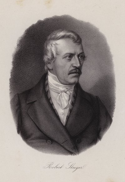 Jakob Robert Steiger , sveitsisk politiker og president for det sveitsiske nasjonalrådet (gravering) av Swiss School