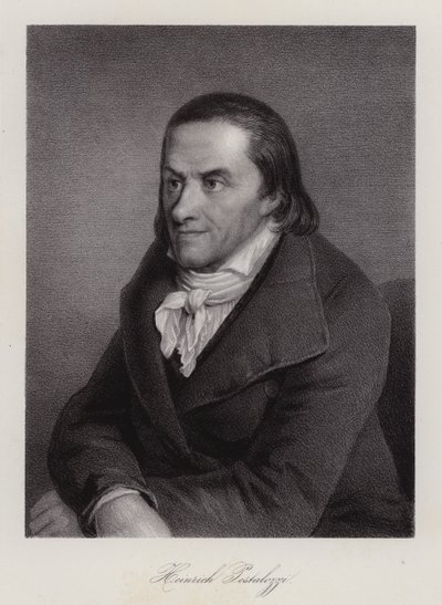 Johann Heinrich Pestalozzi , sveitsisk utdanningsreformator (gravering) av Swiss School