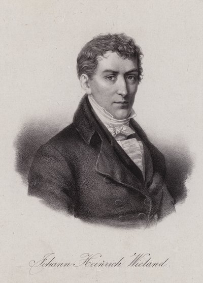 Johann Heinrich Wieland , sveitsisk advokat og politiker i Helvetic Republic (gravering) av Swiss School