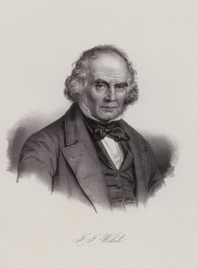 Johann Jakob Wehrli, sveitsisk pedagog (gravering) av Swiss School