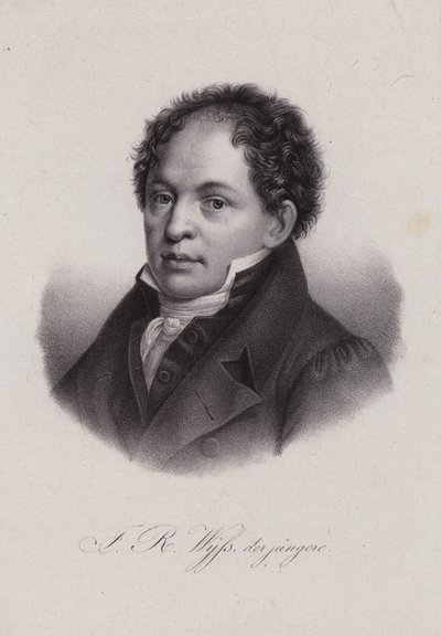 Johann Rudolf Wyss , sveitsisk forfatter (gravering) av Swiss School