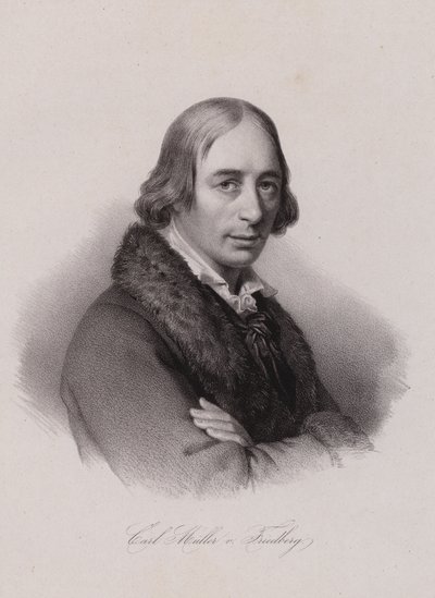 Karl von Muller-Friedberg , sveitsisk politiker (gravering) av Swiss School