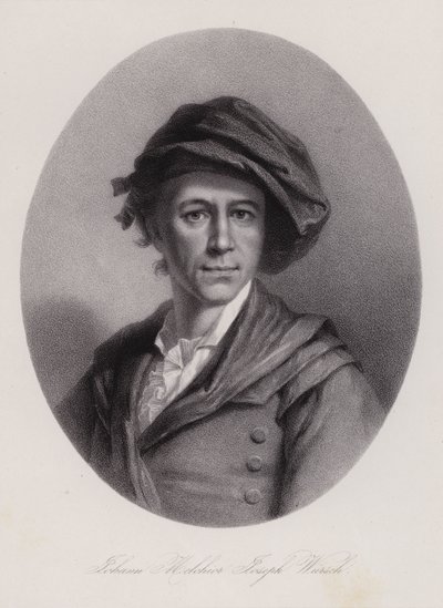 Melchior Wyrsch , sveitsisk kunstner (gravering) av Swiss School