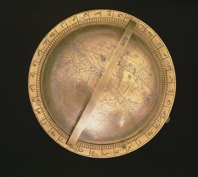 Orrery-klokke, med emaljert dyrekretskalender og jordklode, av Fr.Ducomun, dit Boudry, ca. 1800 av Swiss School