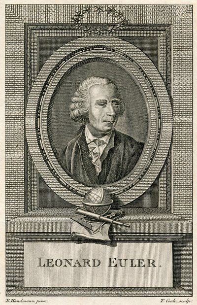 Portrett av Leonard Euler av Swiss School